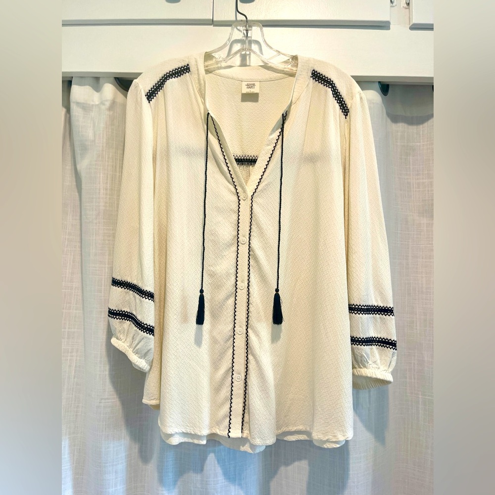 Good Hart boho top NWOT SZ L